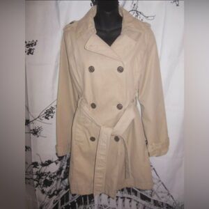 Old Navy classic khaki trench coat